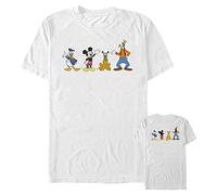 Disney Classics Mickey & Friends - 4 Friends Men's Crew neck White S