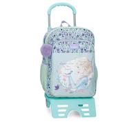 Disney Close To The Heart Frozen Schulrucksack mit Wagen mehrfarbig 30 x 40 x 13 cm Polyester by Joumma Bags, bunt, Talla única, Schulrucksack mit Trolley