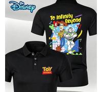 Disney collaboration: Toy Story retro-print polo shirt-perfect for summer outings and a must-have for stylish outfits.Men Polo Shirts-herren hemd-polo