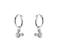 Disney Silberohrringe für Damen mit Minnie, verziert mit Zirkonia - Weiß