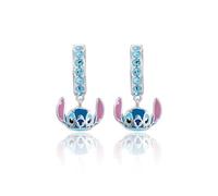 Disney Creolen mit Stich aus Sterlingsilber und Zirconia für Mädchen, Disney Schmuck