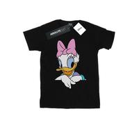 Disney - "Daisy Duck Big Portrait" T-Shirt für Mädchen (Schwarz) 12-13A / 152-158cm