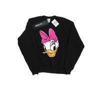 Disney - "Daisy Duck Head Painted" Sweatshirt für Damen (Schwarz) L