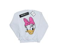 Disney - "Daisy Duck Head Painted" Sweatshirt für Damen (Weiß) L