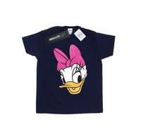 Disney - "Daisy Duck Head Painted" T-Shirt für Damen (Marineblau) S