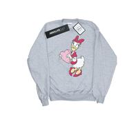 Disney - "Daisy Duck Love Heart" Sweatshirt für Herren (Grau) L
