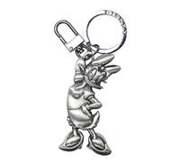 Disney Daisy Duck Schlüsselanhänger, Zinn, silberfarben