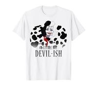 Disney Dalmatians Cruella A Little Bit Devil-ish Poster T-Shirt