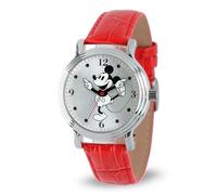 Disney Damen Analog Japanisches Quarzwerk Uhr mit Leder Armband NEW001866