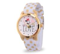 Disney Damen Analog Japanisches Quarzwerk Uhr mit Nylon Armband NEWDS000257