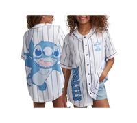 Disney Damen Baseballtrikot - Mickey Mouse Lightning McQueen Marie, Lilo und Stitch Damen-Baseballshirt (Größen: S-XL), Lilo & Stitch, Groß