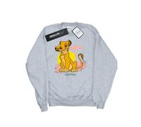 Disney Damen/Damen König der Löwen Simba Pastell Sweatshirt (Sport grau) L