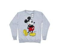 Disney Damen/Damen Mickey Mouse Classic Kick Sweatshirt (Grau) XL