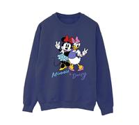 Disney Damen/Damen Minnie Mouse und Daisy Sweatshirt (Marineblau) M