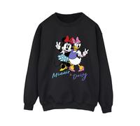 Disney Damen/Damen Minnie Mouse und Daisy Sweatshirt (Schwarz) M