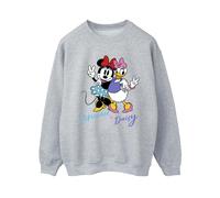 Disney Damen/Damen Minnie Mouse und Daisy Sweatshirt (Sport grau) 2XL