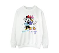 Disney Damen/Damen Minnie Mouse und Daisy Sweatshirt (Weiß) M