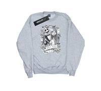 Disney Damen-/Damen-Sweatshirt "Nightmare Before Christmas" - einfach zum Wohlfühlen (grau) XL