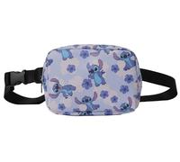 Disney Damen-Gürteltasche, Crossbody, Bauchtasche, Bauchtasche, Bauchtasche, Mickey-Minnie, I-Aah, Stich, Skellington, Blau, Stitch, Einheitsgröße