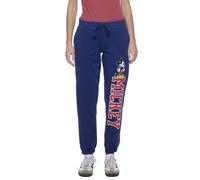 Disney Damen-Jogginghose Mickey Mouse Stitch Lounge Fleece-Hose, Mickey Navy, Groß