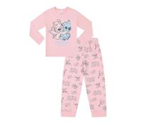 Disney Damen Lilo and Stitch Langer Stitch und Angel Rosa Pyjama Set, rose, 22-24
