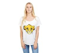 Disney Damen Lion King Simba T-Shirt Not Applicable, Weiß (White Wht), 42 (Herstellergröße: X-Large)
