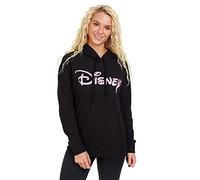 Disney Damen Logo Kapuzenpullover, Schwarz (Black Blk), 40 EU