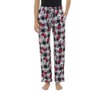 Disney Damen-Loungehose, Pyjamahose, Allover-Print, Baumwolle, minnie maus, Large