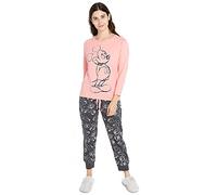 Disney Damen Mickey Hand Drawn Pyjamaset, Multi, S EU