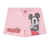 Disney Damen Mickey Mouse Athletic Shorts - Mickey & Minnie Mouse Shorts - Klassische Mickey und Minnie Mouse Varsity Shorts, Pink, Klein