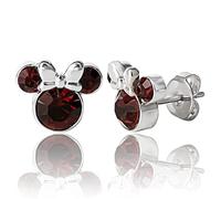 Disney Damen Minnie Mouse Geburtsstein-Ohrstecker - Minnie Mouse Ohrringe - Geburtsstein-Schmuck - Disney Schmuck