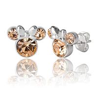 Disney Damen Minnie Mouse Geburtsstein-Ohrstecker - Minnie Mouse Ohrringe - Geburtsstein-Schmuck - Disney Schmuck