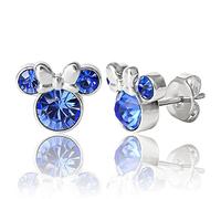 Disney Damen Minnie Mouse Geburtsstein-Ohrstecker - Minnie Mouse Ohrringe - Geburtsstein-Schmuck - Disney Schmuck