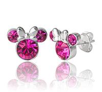 Disney Damen Minnie Mouse Geburtsstein-Ohrstecker - Minnie Mouse Ohrringe - Geburtsstein-Schmuck - Disney Schmuck