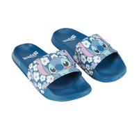 Disney Damen Minnie und Mickey Slides - Klassische Mickey und Minnie Mouse Slide Sandalen Mickey & Minnie Mouse Slip On Slides, Blau, 38 EU