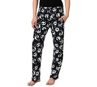 Disney Damen-Pyjamahose, Übergröße, bedruckt, Marie, Jack Skellington & Zero, 2X