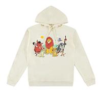 Disney Damen-Sweatshirt, Motiv: König der Löwen - klassischer Hakuna Matata-Kleidung König der Löwen Simba Hoodie, Elfenbein, M