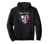 Disney Der Albtraum vor Weihnachten Jack & Sally zusammen Pullover Hoodie, Unisex für Erwachsene, Schwarz, S