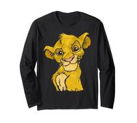 Disney Der König der Löwen, junge Simba, Porträtskizze, lächelnd Langarmshirt