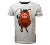 Disney Der König der Löwen Pumbaa Pose T-Shirt L Grau