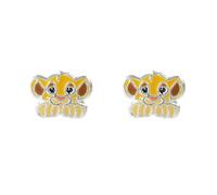 Disney Der König der Löwen Simba Sterling Silber Emaille Ohrringe