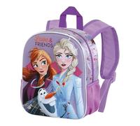 Disney Die Eiskönigin 2 (Frozen 2) Friends-Kleiner 3D Rucksack, Fuchsia, 26 x 31 cm, Kapazität 8,5 L