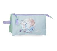 Disney Close to The Heart Frozen Federmäppchen, dreifach, Mehrfarbig, 22 x 12 x 5 cm, Polyester, von Joumma Bags, bunt, Talla única, Dreifachmäppchen