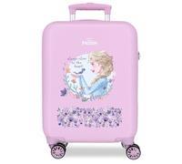 Disney Die Eiskönigin Close to The Heart Kinderkoffer, Fester Kinderkoffer, seitlicher Kombinationsverschluss, 4 Räder, Handgepäck ist aus ABS, einem Starren und leichten Material., dunkelviolett