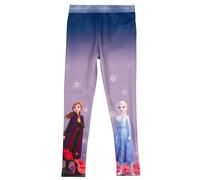 Disney Die Eiskönigin Thermo Leggings für Mädchen Kinder Frozen Winter Leggins gefüttert Hose Mädchenhose Sporthose Blau (DE/NL/SE/PL, Numerisch, 98, 104, Regular)