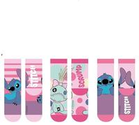 Disney Die Eiskönigin und Stitch Socken für Mädchen - Frozen Sneaker Kindersocken Söckchen Elsa Anna warm Weihnachten Geschenk (3er Pack) (DE/NL/SE/PL, Numerisch, 31, 34, Regular, rosa)