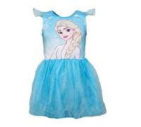 Disney Die ELSA Kinder Tüllkleid Sommerkleid Kleid 104-134 Mädchen, Bekleidungsgröße: 116/122, Farbe: Blau