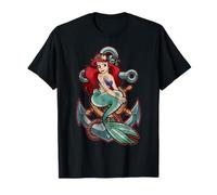 Disney Die kleine Meerjungfrau Vintage Arielle Anker Vintage Style T-Shirt