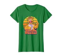 Disney Die Muppets Fozzie Bear Wocka Wocka Portrait T-Shirt, Damen, Dunkelgrün, L