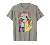 Disney Die Schöne und das Biest Buntglas T-Shirt T-Shirt